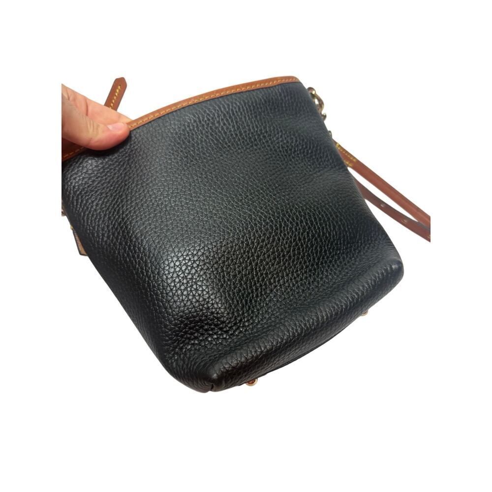 NEW! Dooney & Bourke Black Camden Pebblie Mini Hobo Leather Crossbody Bag - Picture 6 of 10